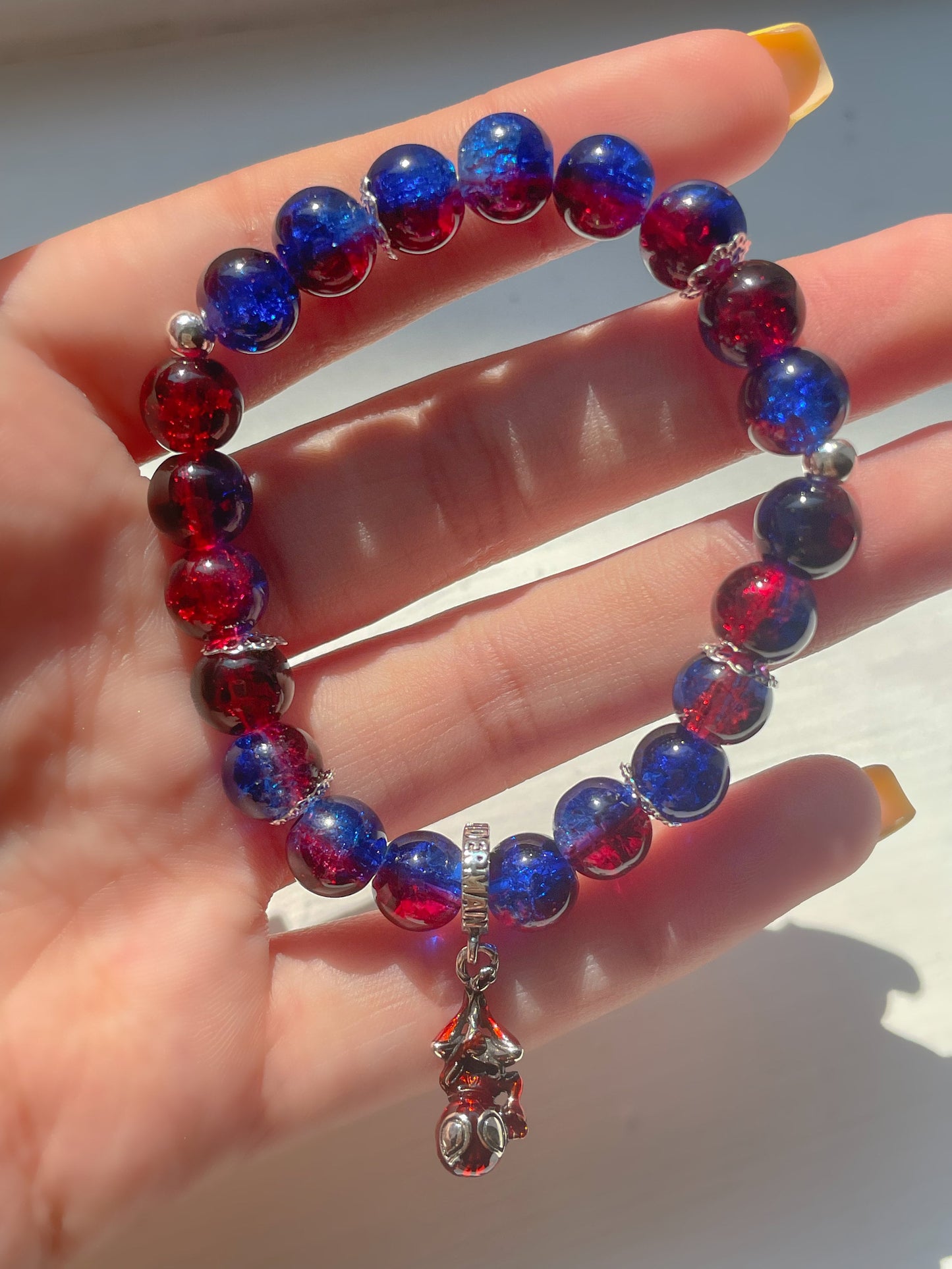 SPIDERMAN BEADED BRACELET